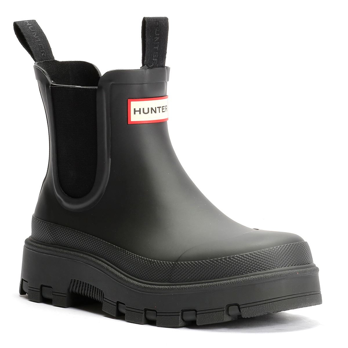 Hunter Elements Chelsea Rubber Women's Black Wellington Boots