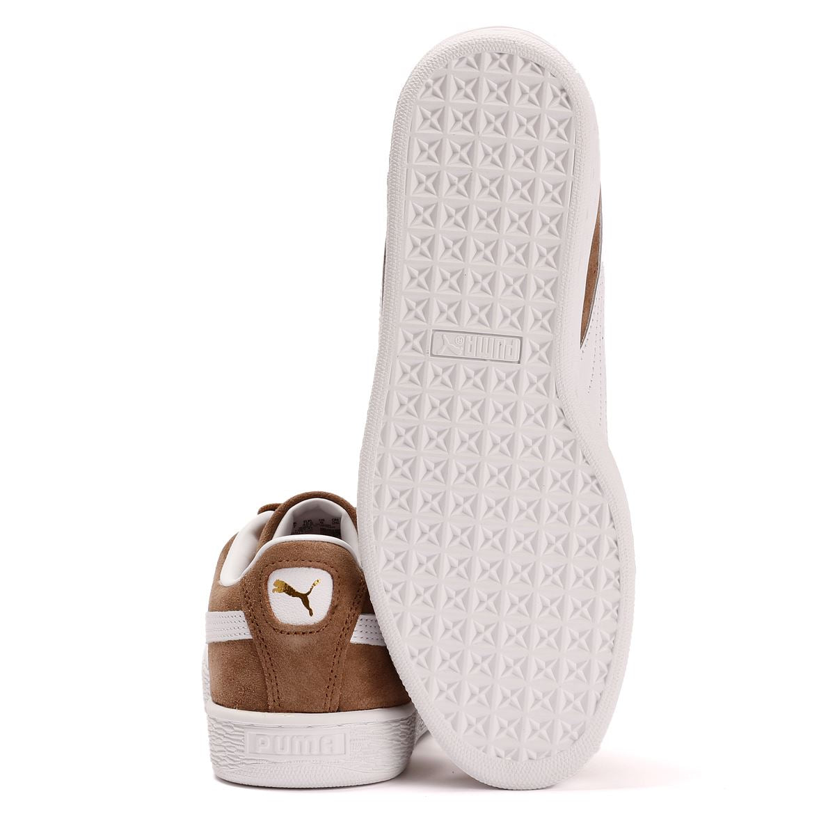 Puma Classic Suede Haute Coffee/White Trainers