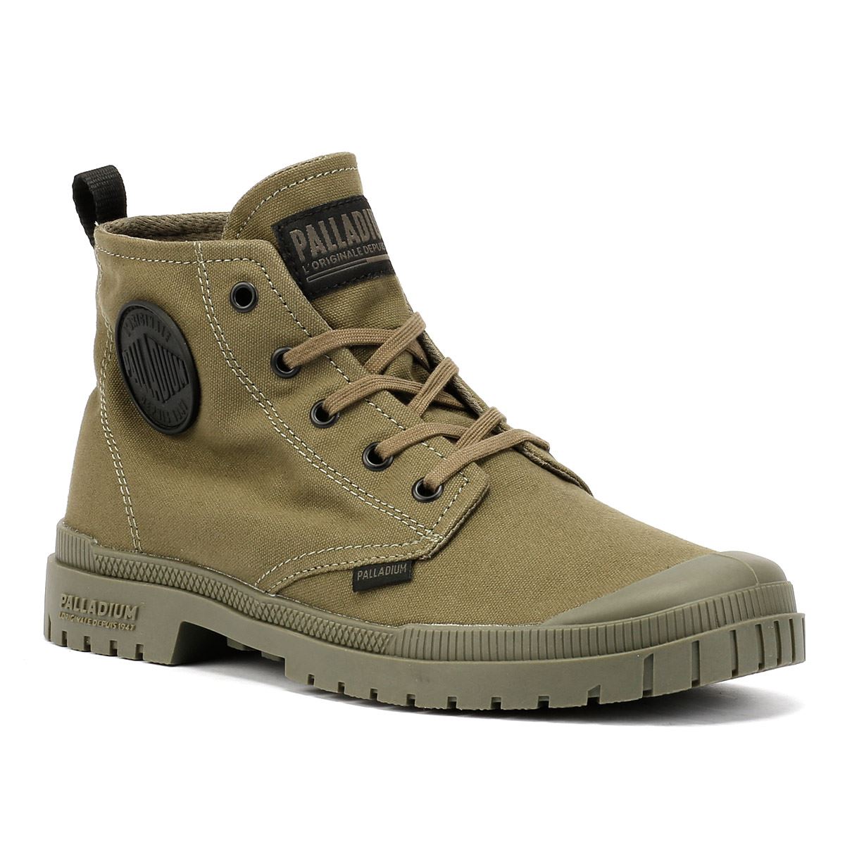 Palladium SP20 Hi CVS Canvas Olive Night Boots