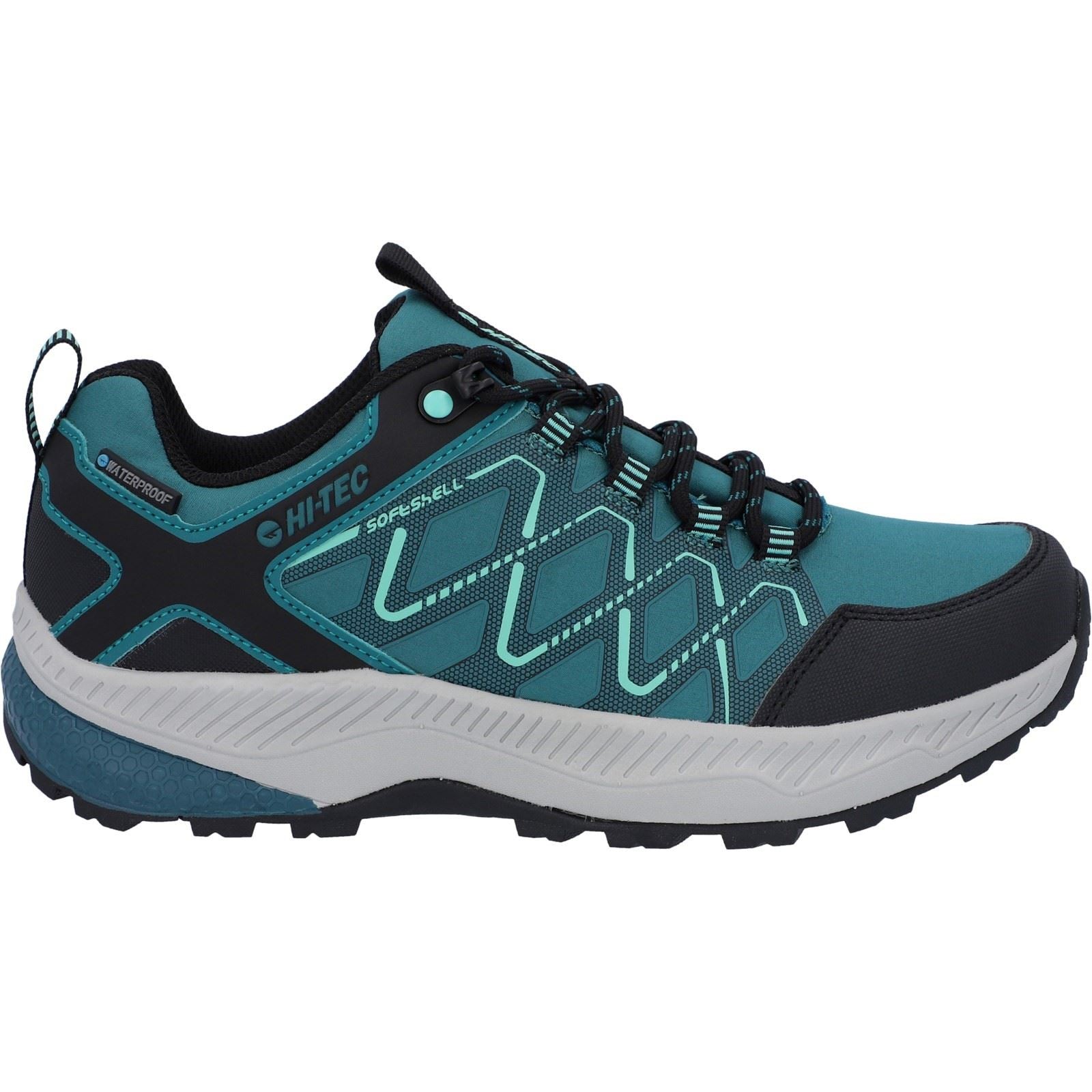 Hi-Tec Diamonde Low Polyester Women's Dragonfly/Black/Florida Keys Hiking Shoes