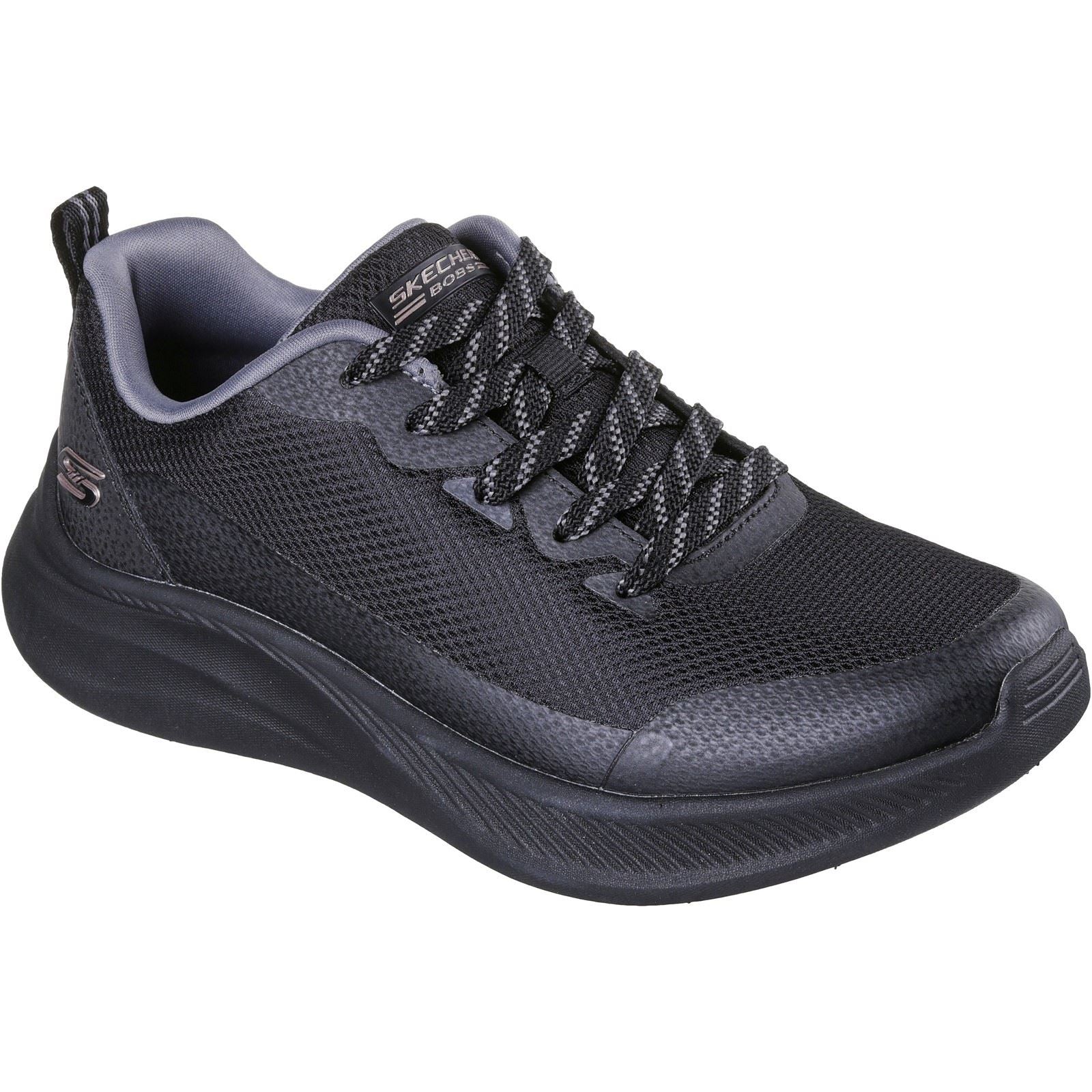 Skechers Bobs Moda Flex Textile Women's Black Trainers