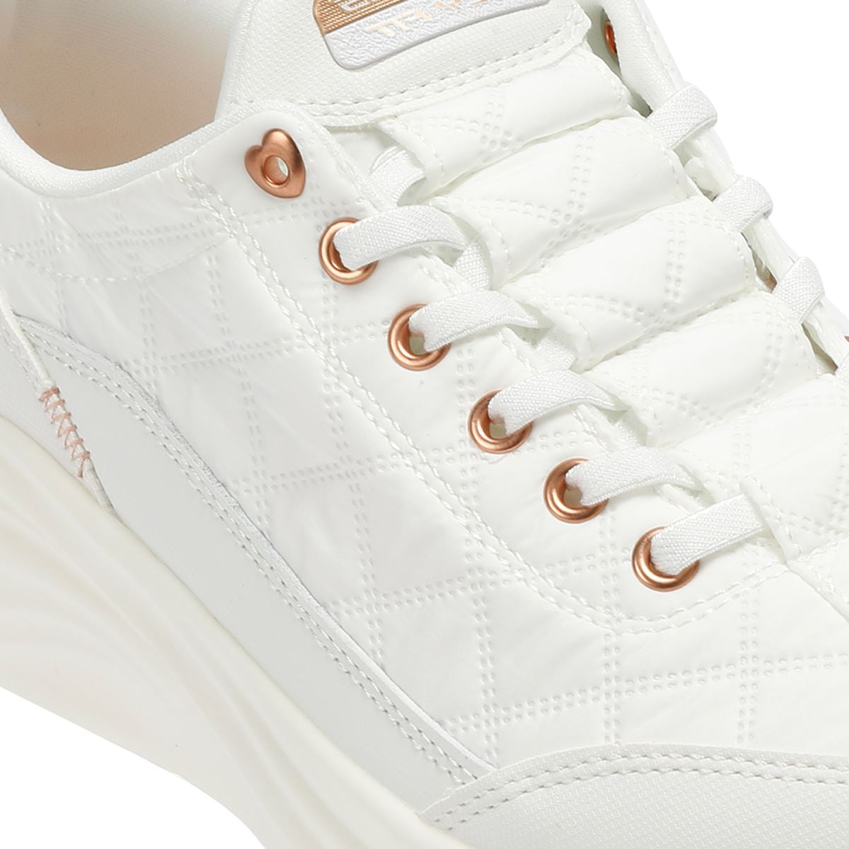 Skechers Slip-Ins Contour Foam Cozy Fit Women's White Trainers