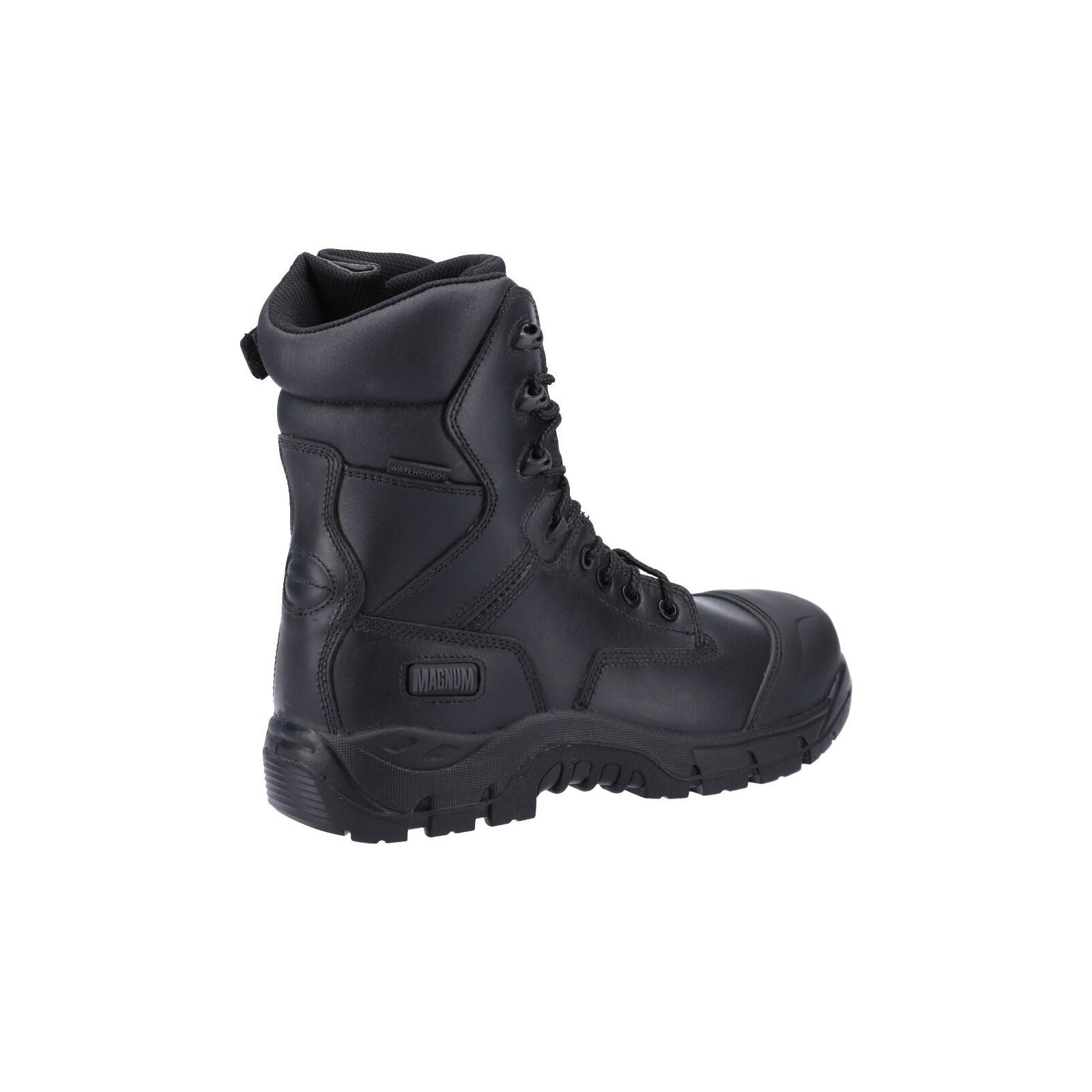 Magnum Rigmaster Side-Zip Leather Black Safety Boots