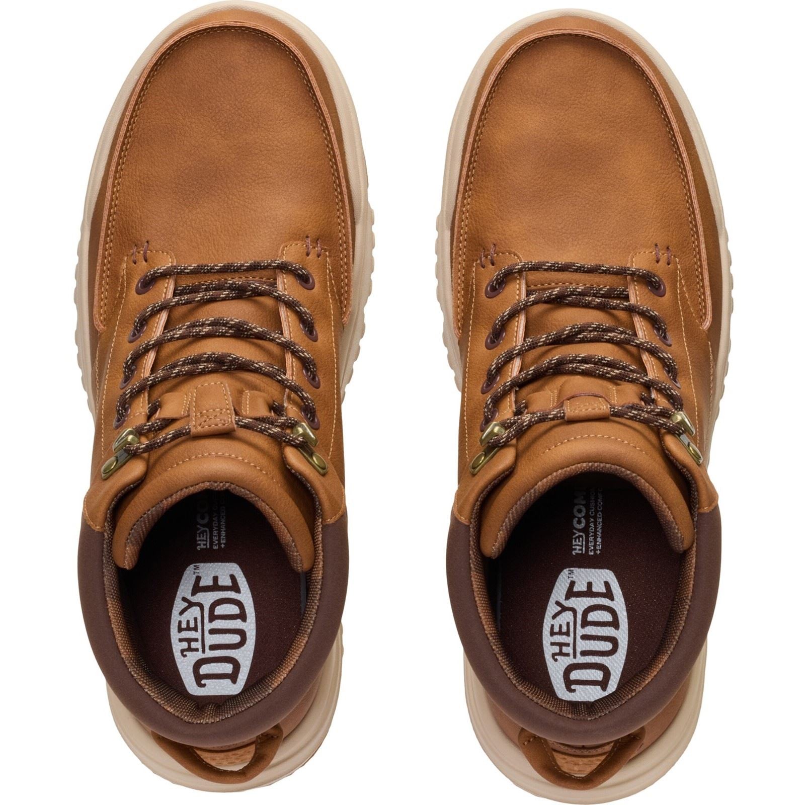 HEYDUDE Bradley II Classic Polyurethane Men's Argan Oil/Multi Ankle Boots