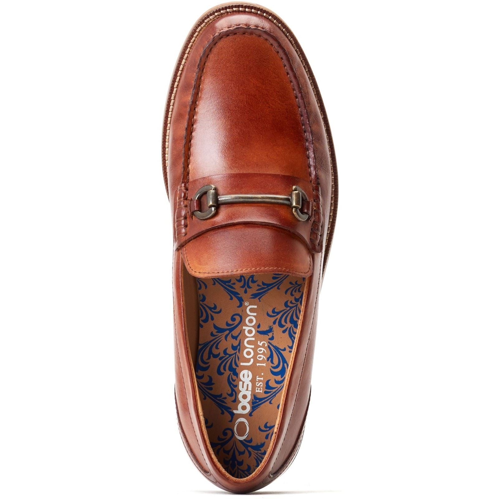 Base London Madison Leather Men's Tan Loafers
