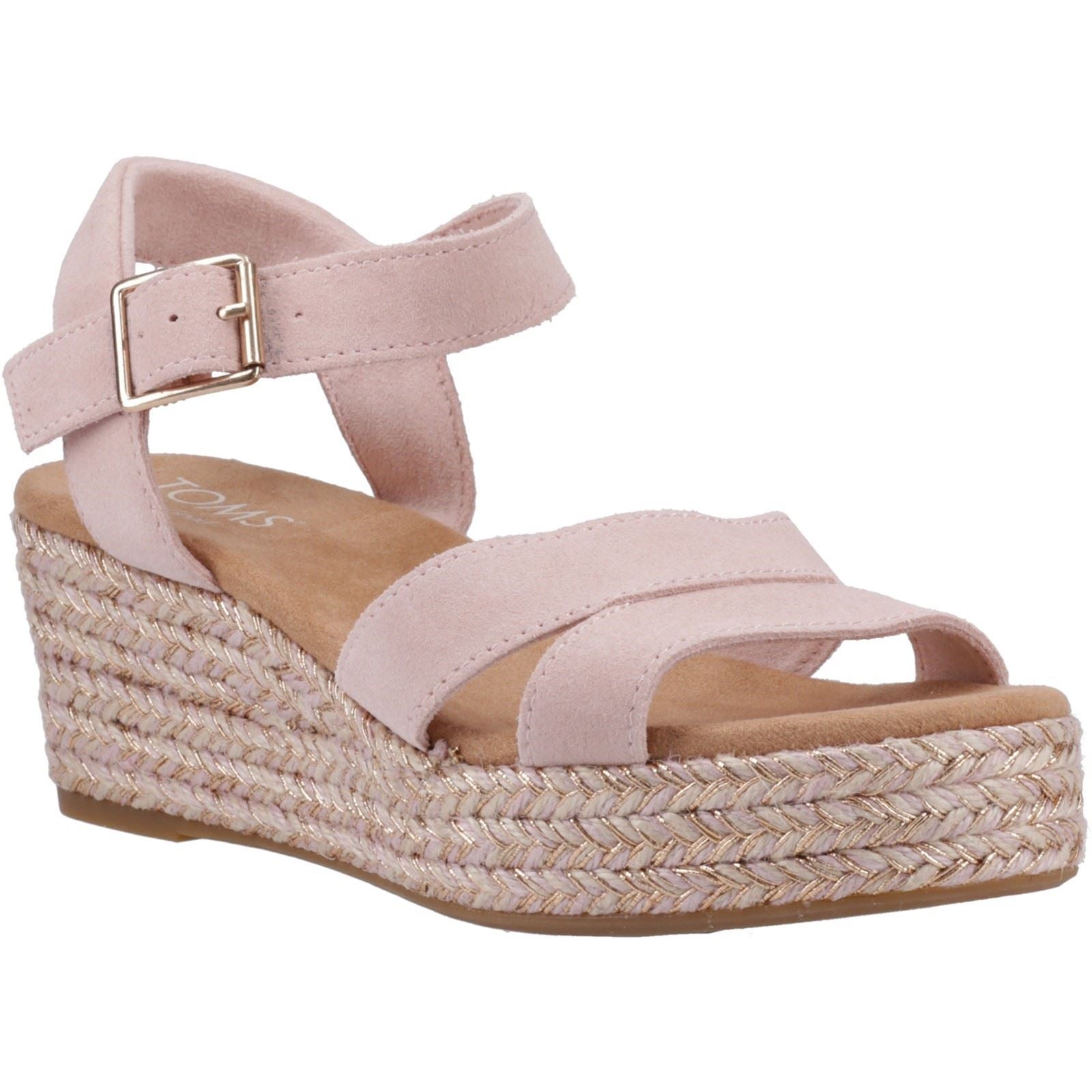 TOMS Audrey Leather Women's Pale Rose Sandals