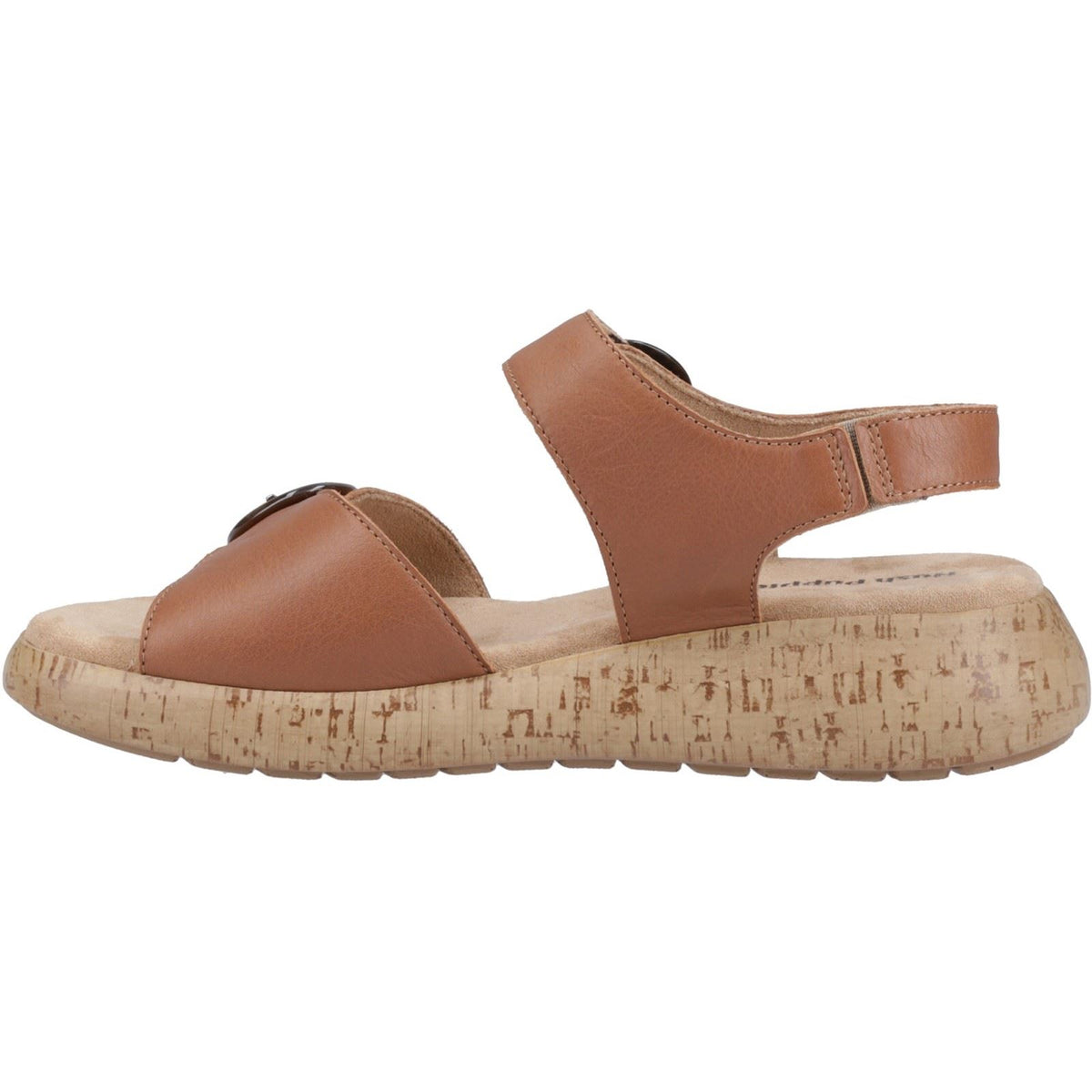 Hush Puppies Alison Leather Women's Tan Sandals