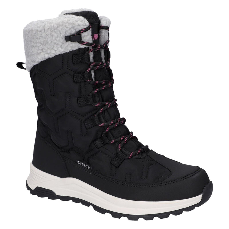 Hi-Tec Sophia Nylon Women's Jet Black/Festival Fuchsia Winter Ankle Boots