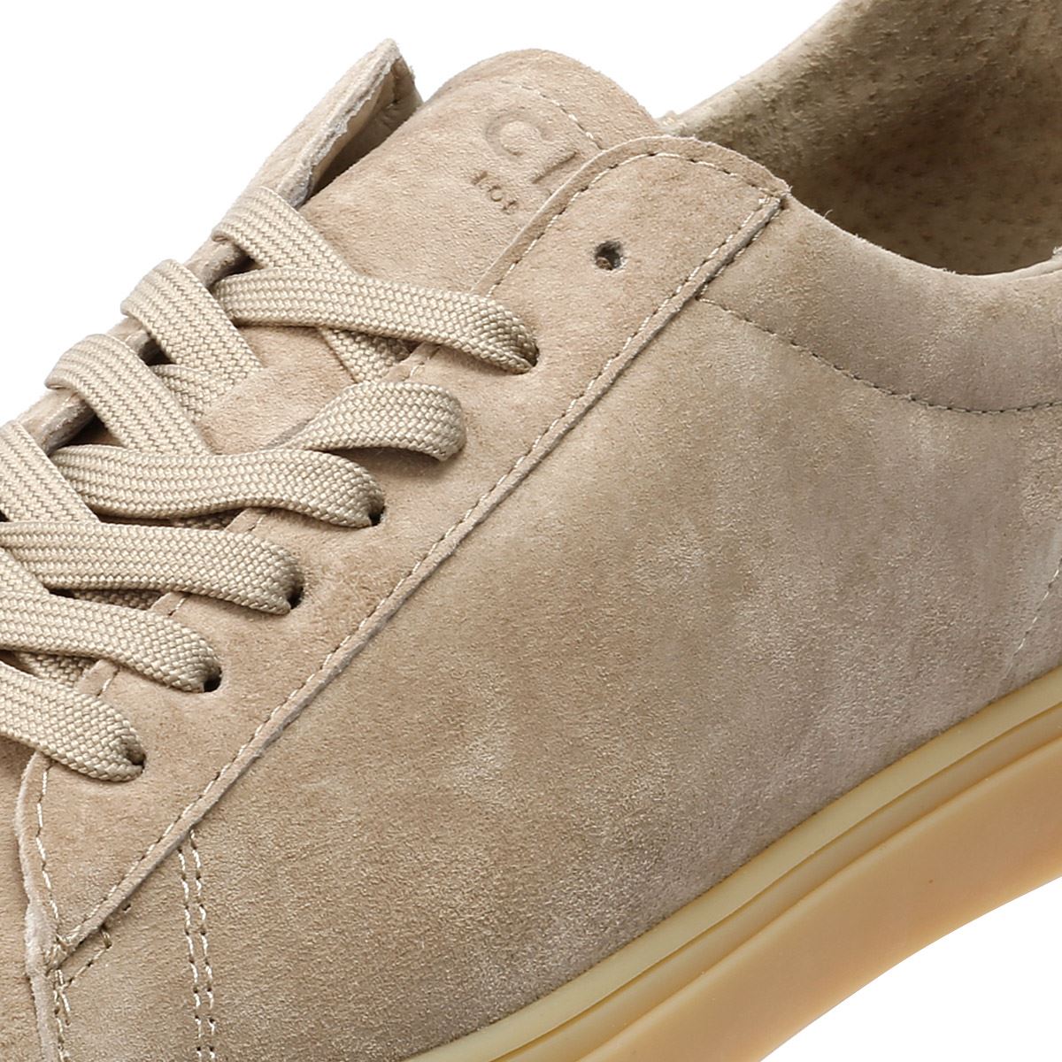 Clae Bradley Suede Men's Cashmere/Natural Gum Trainers