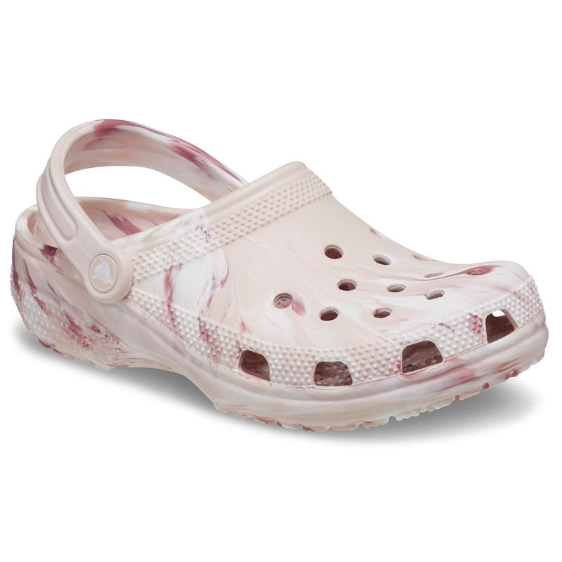 Crocs Classic Marbled Synthetic Quartz Clogs