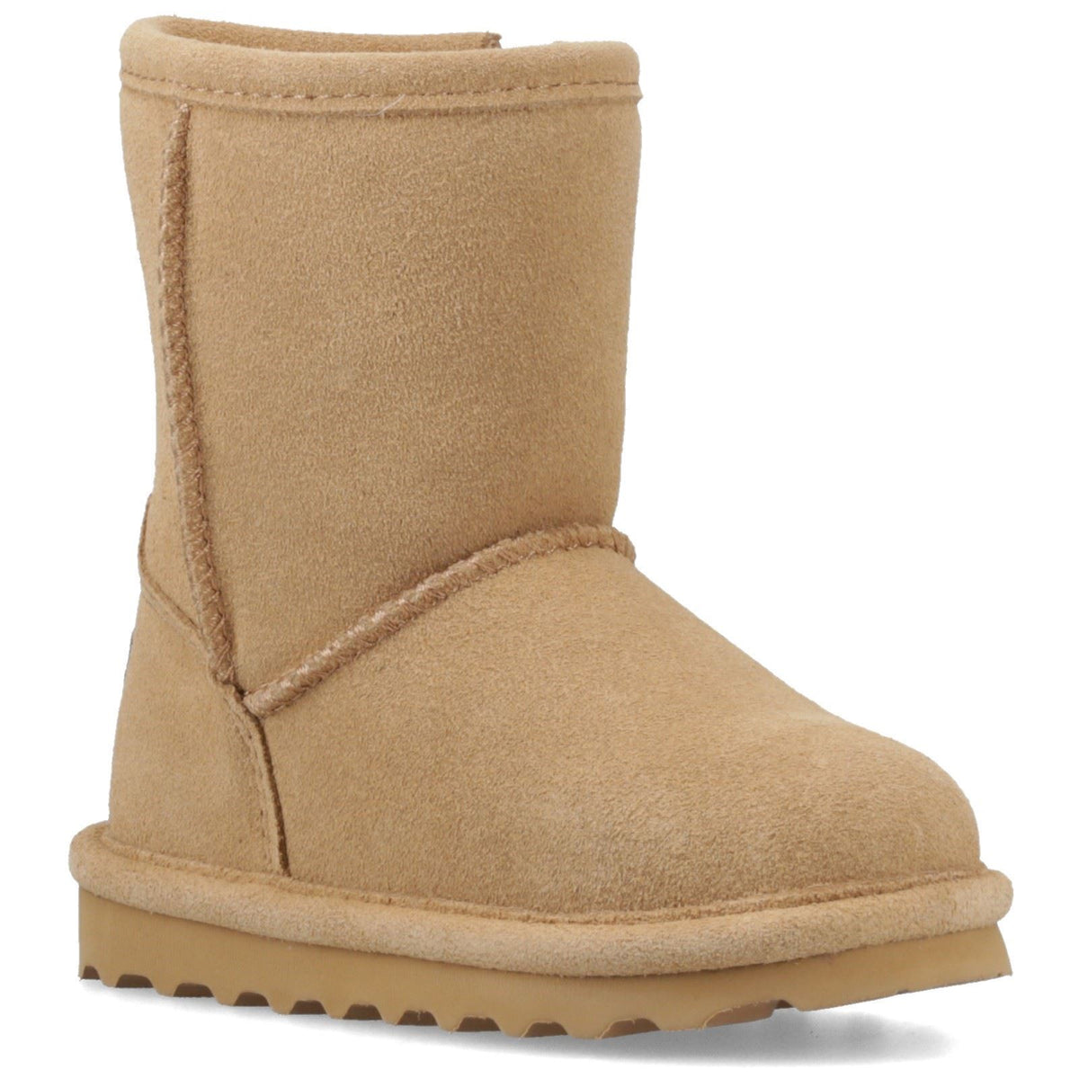 Bearpaw Elle Toddler Suede Girl's Coffee Winter Mid Calf Boots