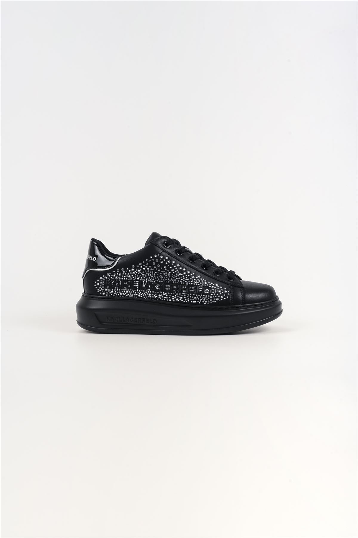 Karl Lagerfeld Kapri Konstellation Leather Women's Black/Silver Trainers