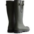 Hunter Downpour Adjustable Boot Rubber Men's Dark Olive/Black Wellington Boots