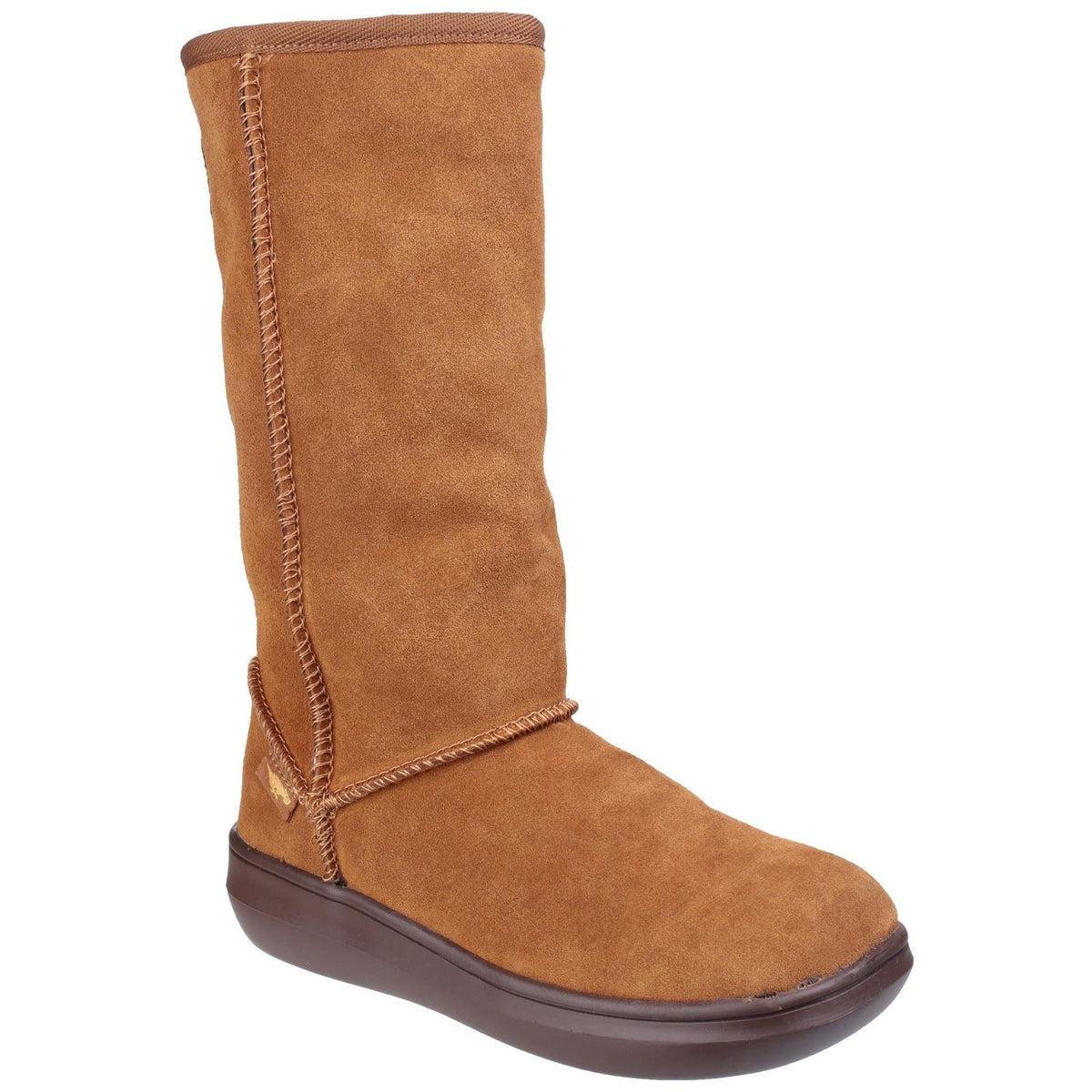Sugardaddy Suede Chestnut Boots