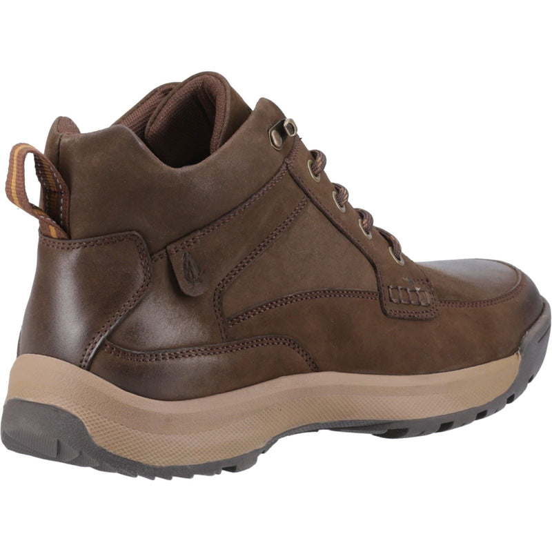 Hush Puppies Vernon Leather Men's Brown Ankle Boots
