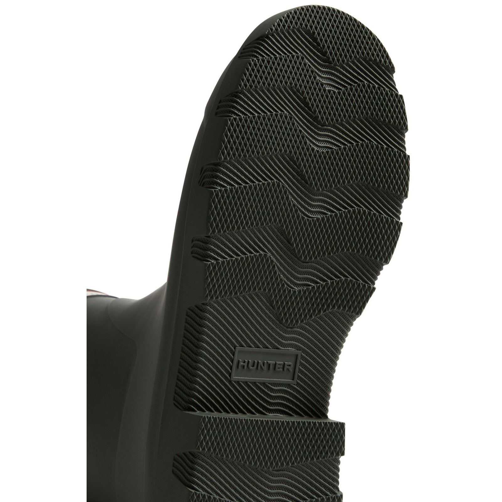 Hunter Downpour Short Boot Rubber Men's Dark Olive Wellington Boots