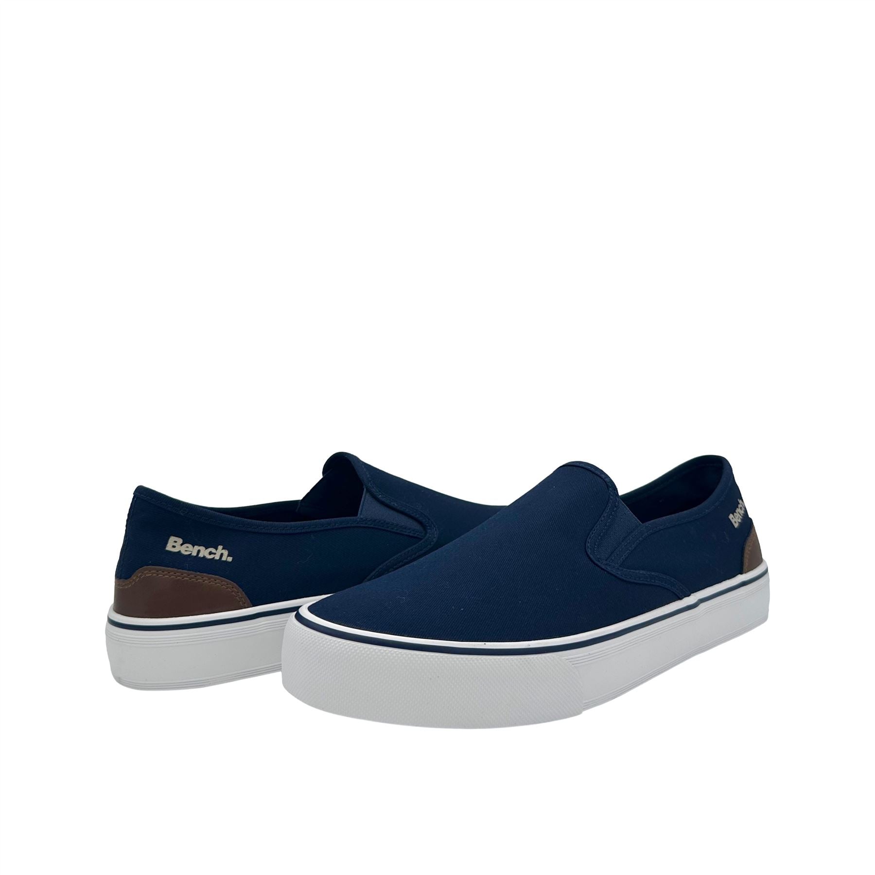 Bench Dalton Canvas Slip On Men's Navy Trainers