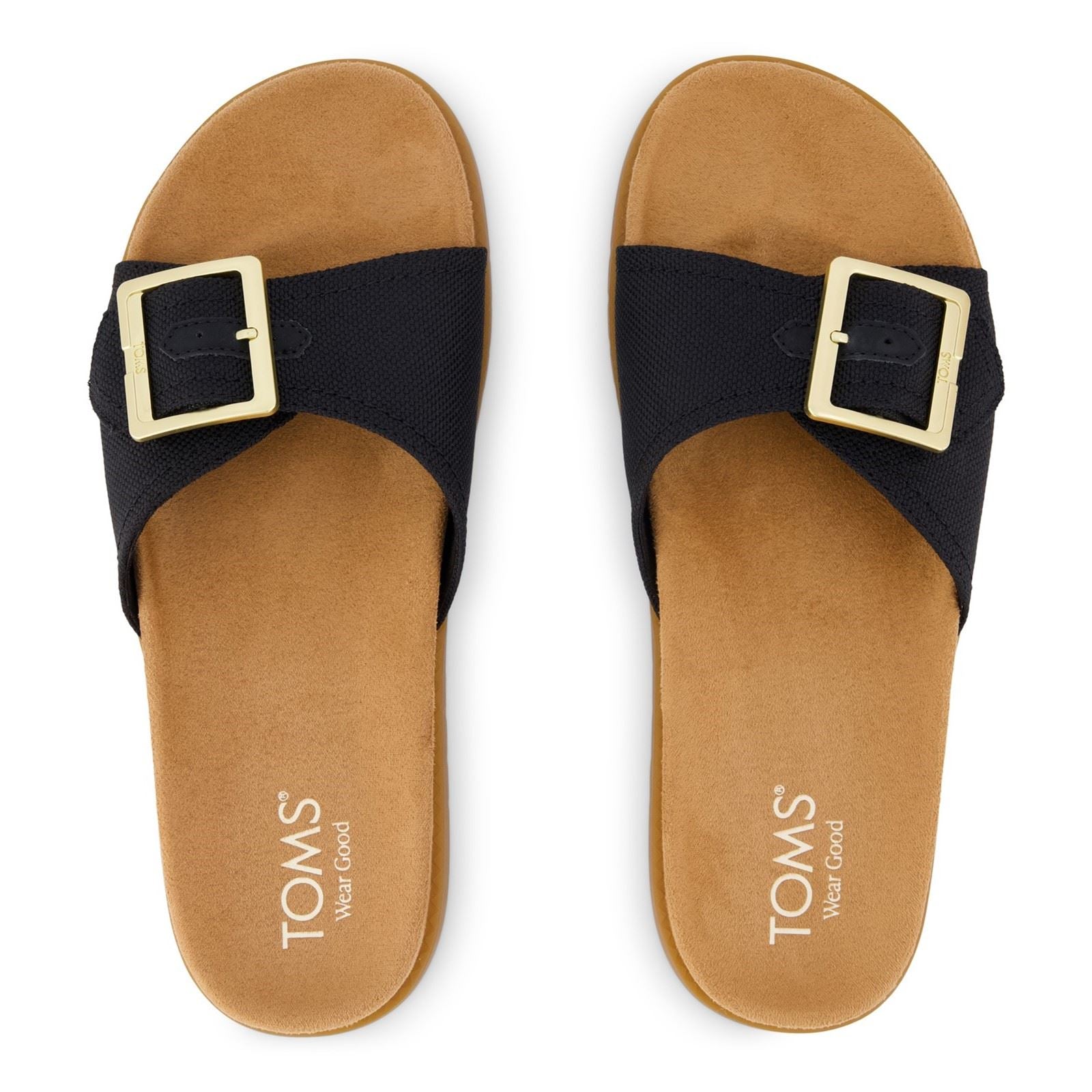 TOMS Marin Textile Women's Black Sandals