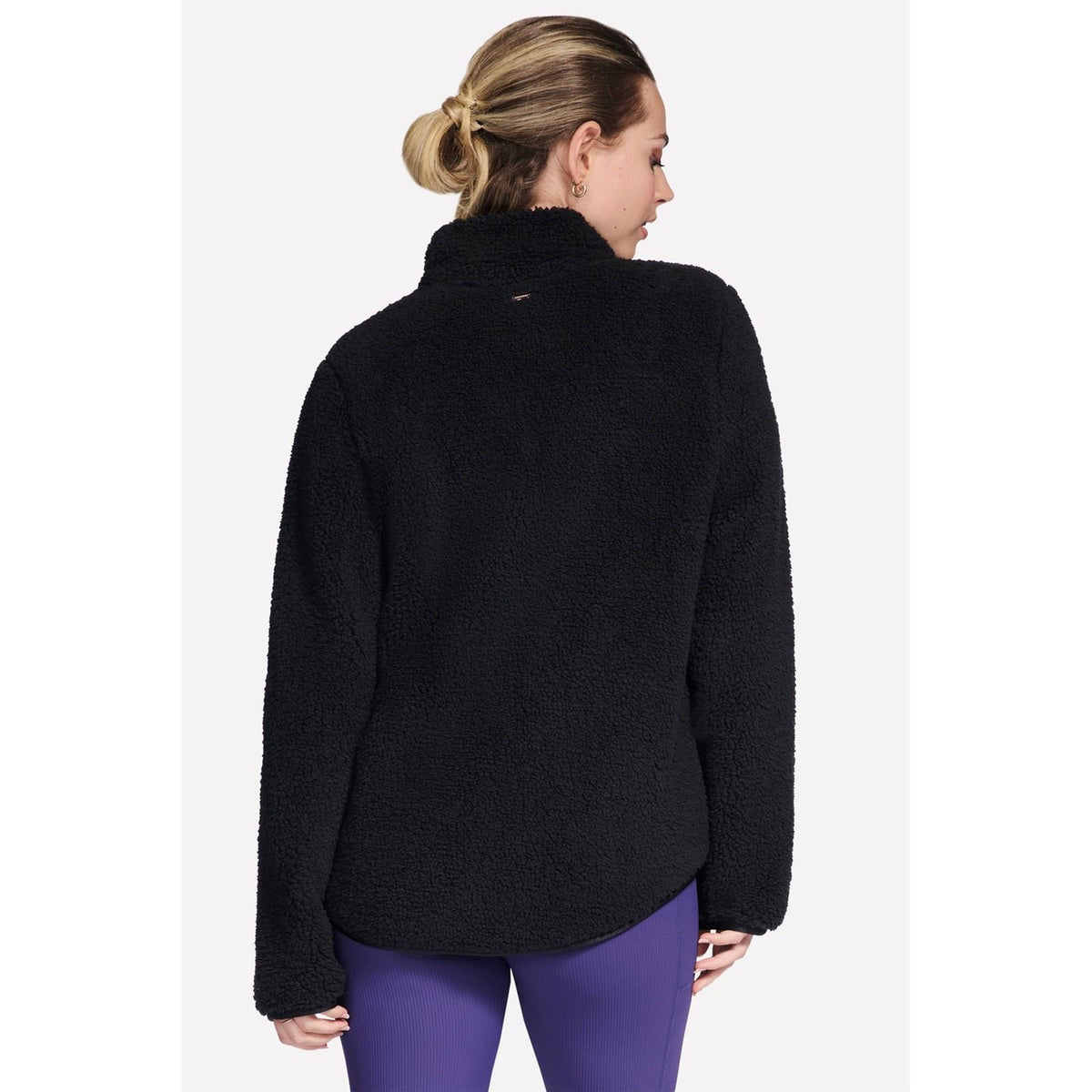 Skechers Skech-Sherpa Jacket Women's Black Fleece Jackets