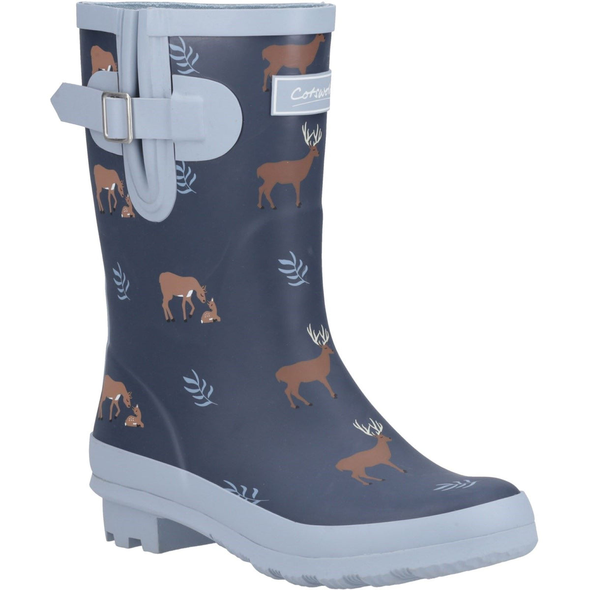 Cotswold Woodland Mid Rubber Women's Deers Wellington Boots