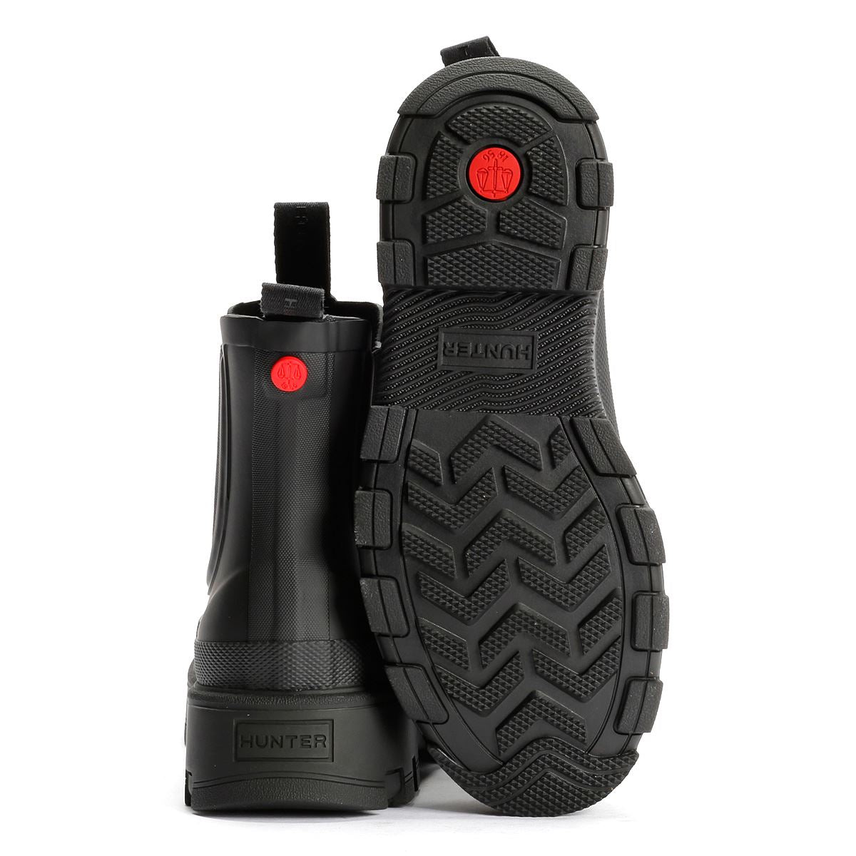 Hunter Elements Chelsea Rubber Women's Black Wellington Boots