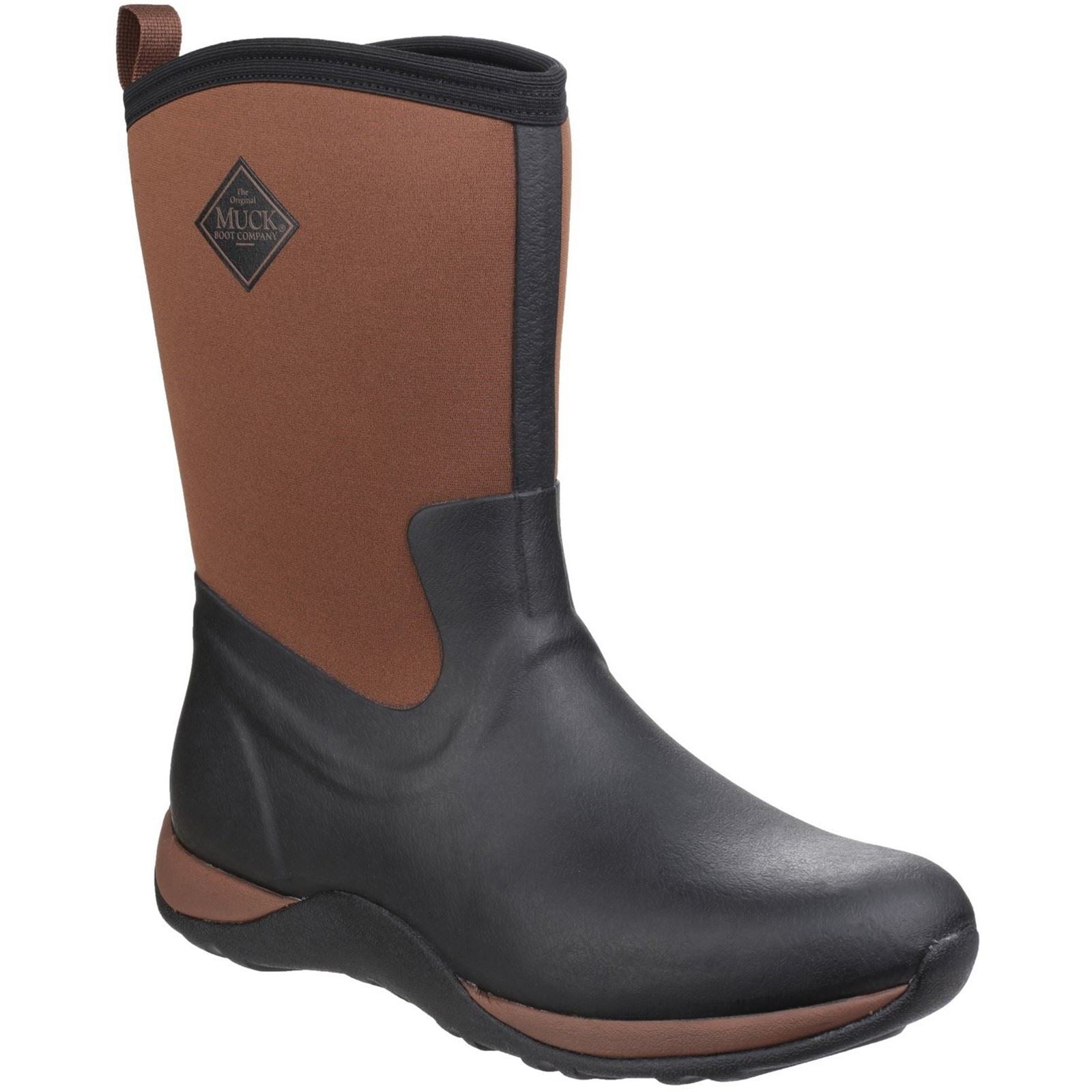 Muck Boots Arctic Weekend Rubber Black/Tan Wellington Boots