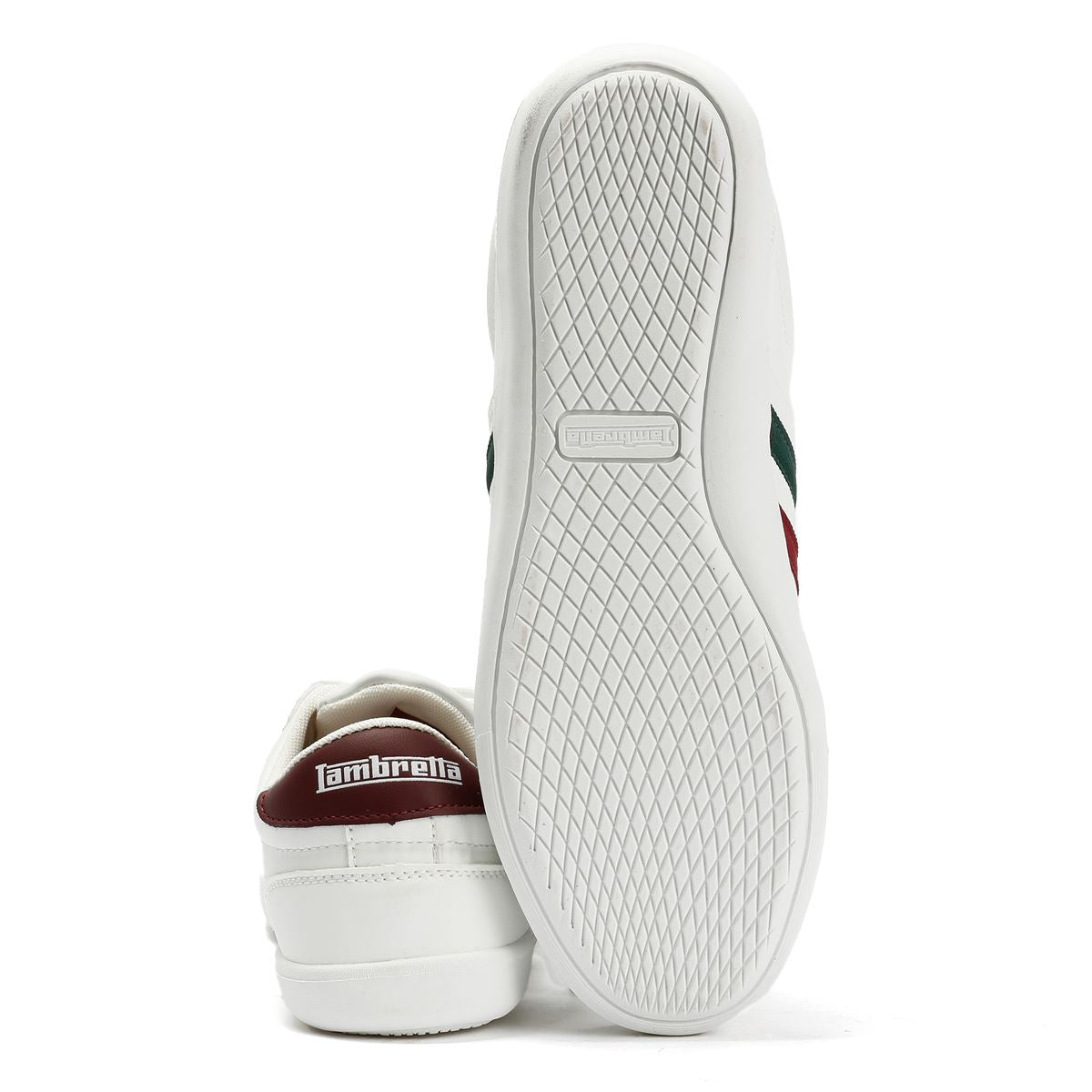 Lambretta Vulkan Men's White Italian Trainers