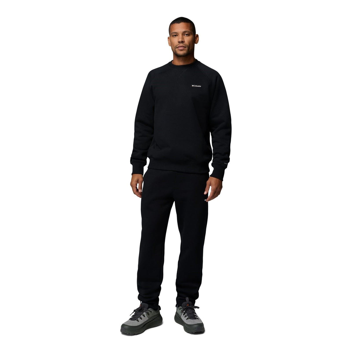 Columbia Dry Creek Heavyweight Crew Cotton Men's Black Sweatshirt