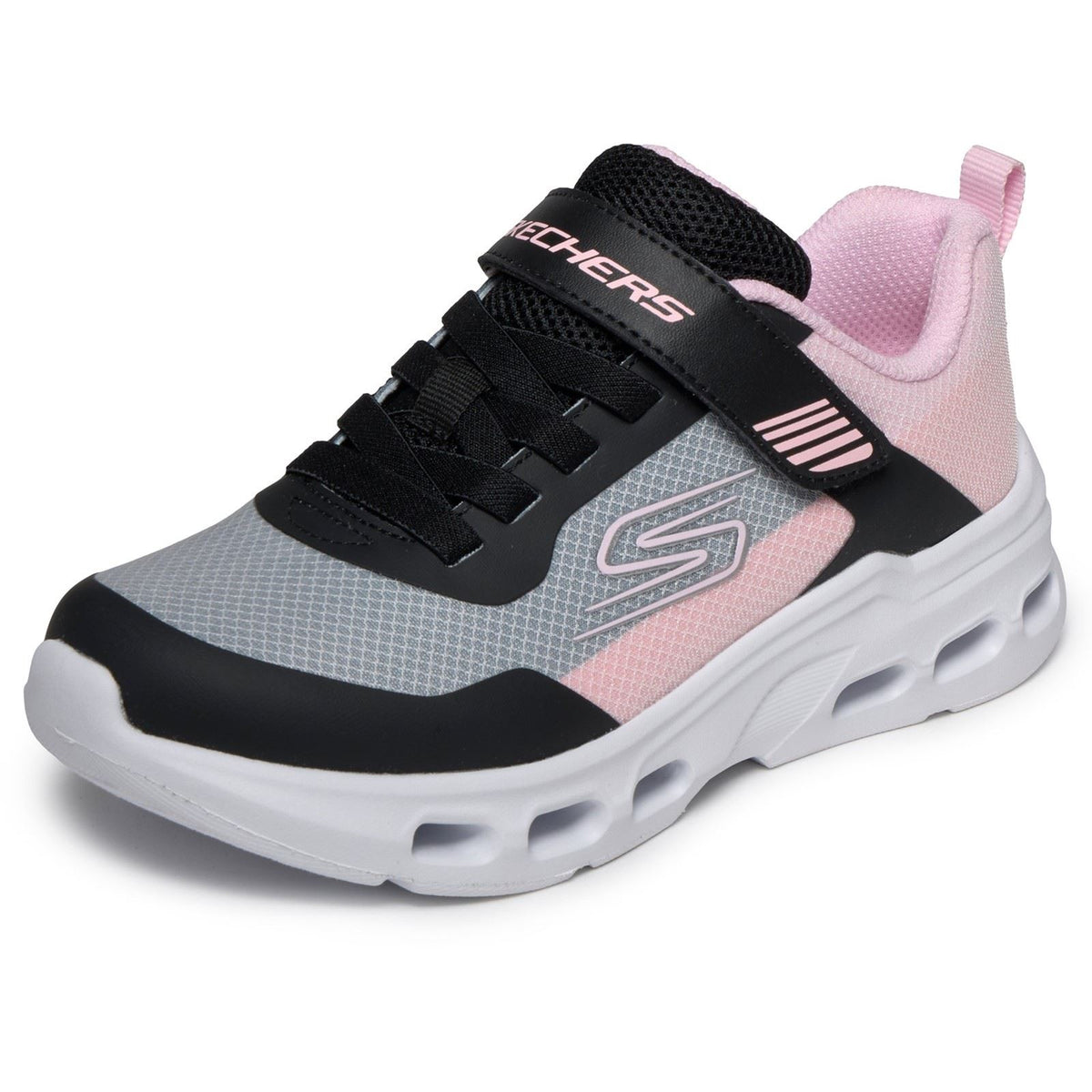 Skechers Glide-Step Drift Textile Kids Black/Multi Trainers