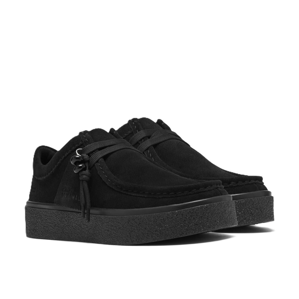 Clarks Originals Boxbee Walla Suede Women's Black Shoes