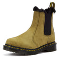 Dr. Martens 2976 Leonore Buffbuck Fur Olive Women's Green Boots