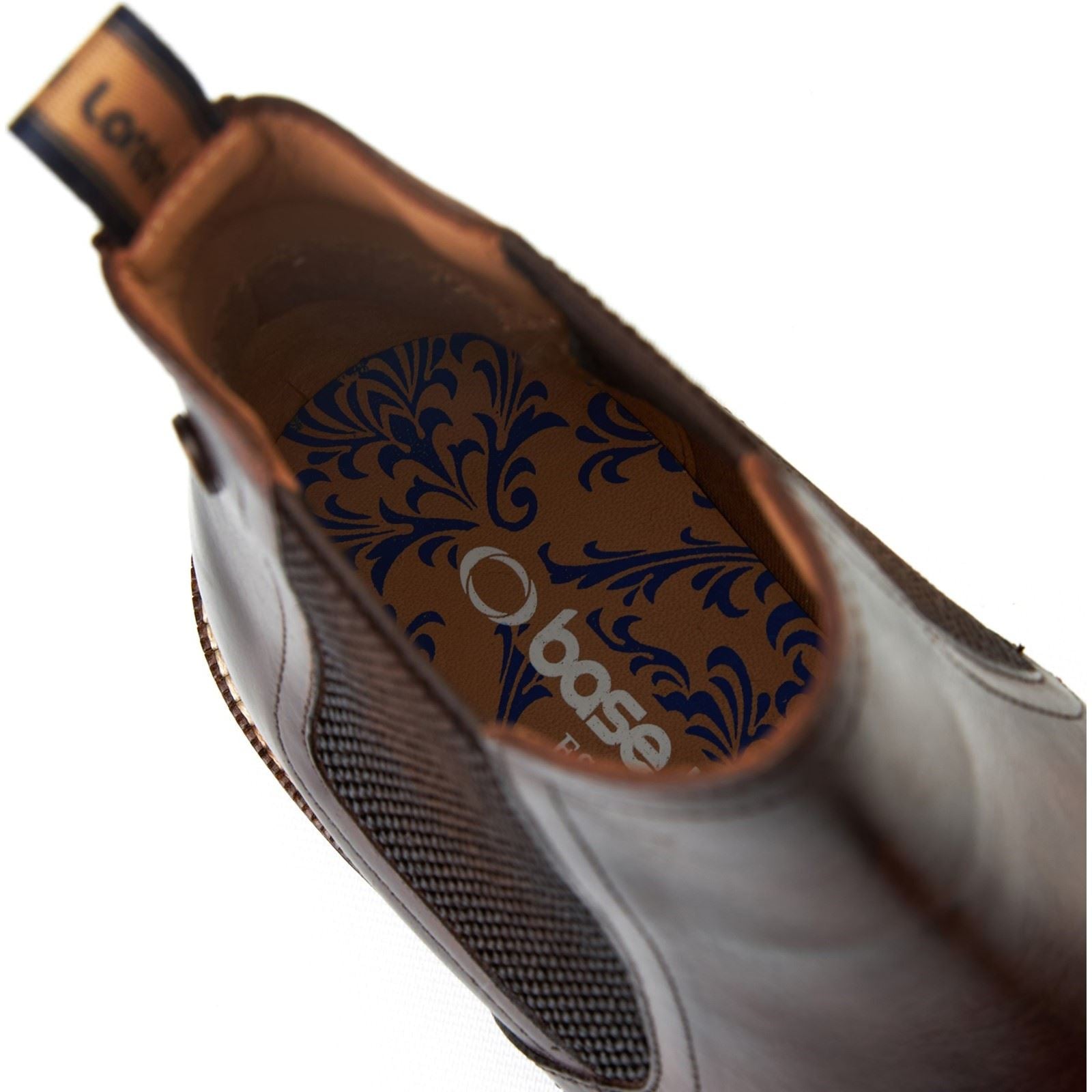 Base London Sussex Leather Men's Burnt Brown Boots