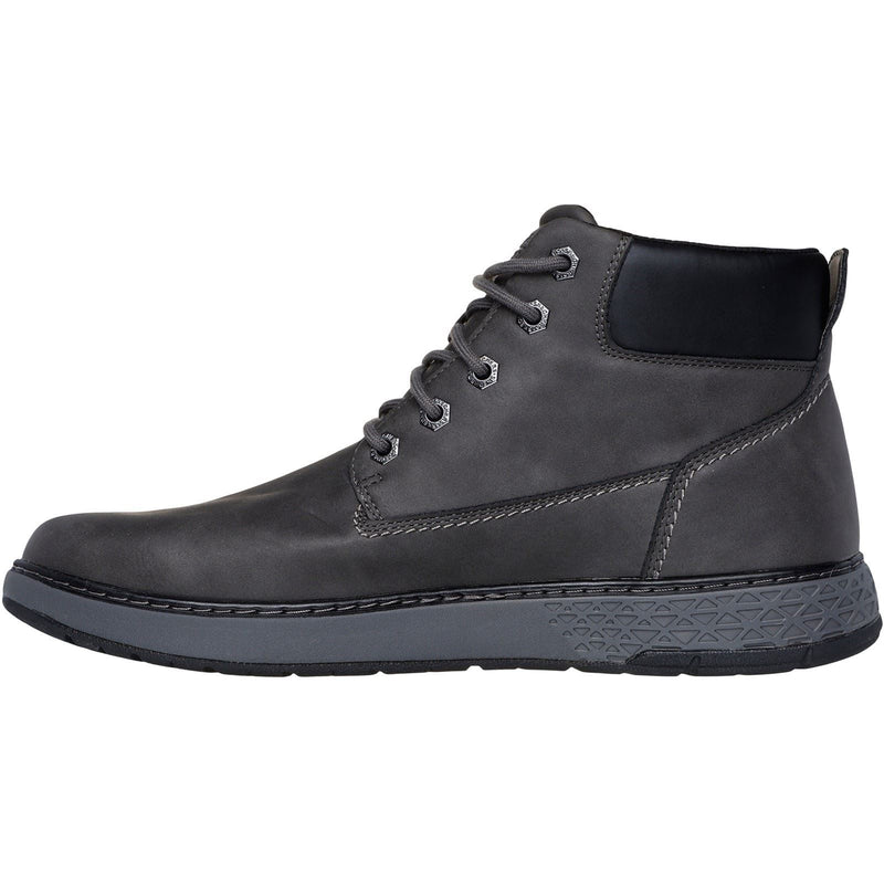 Skechers Garlan Deno Synthetic Men's Charcoal Ankle Boots