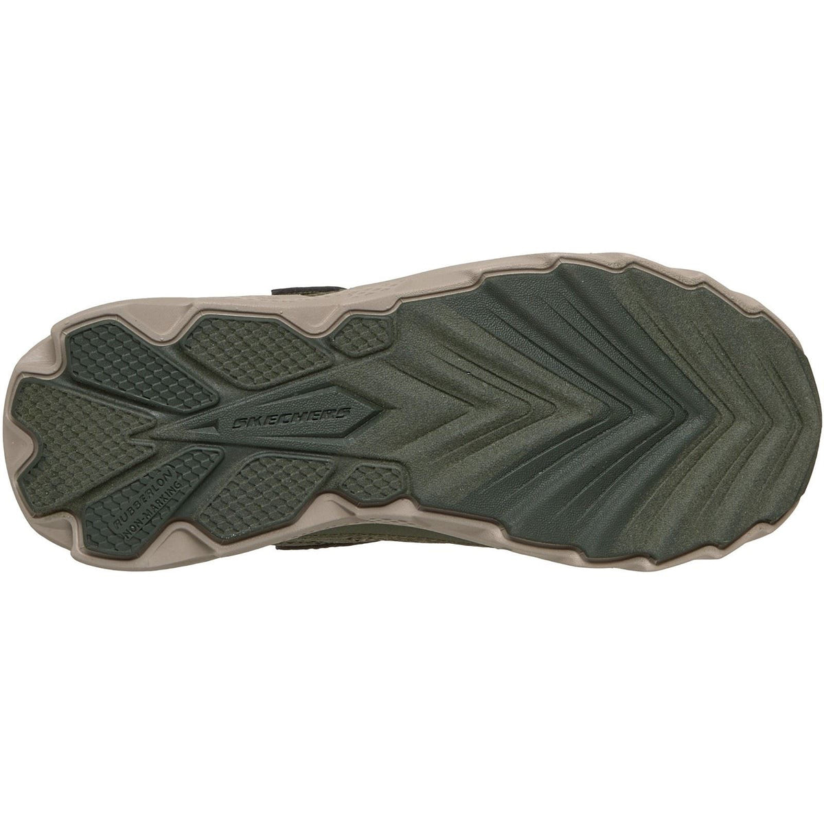 Skechers Elite Sport Tread Aquavek Olive Trainers