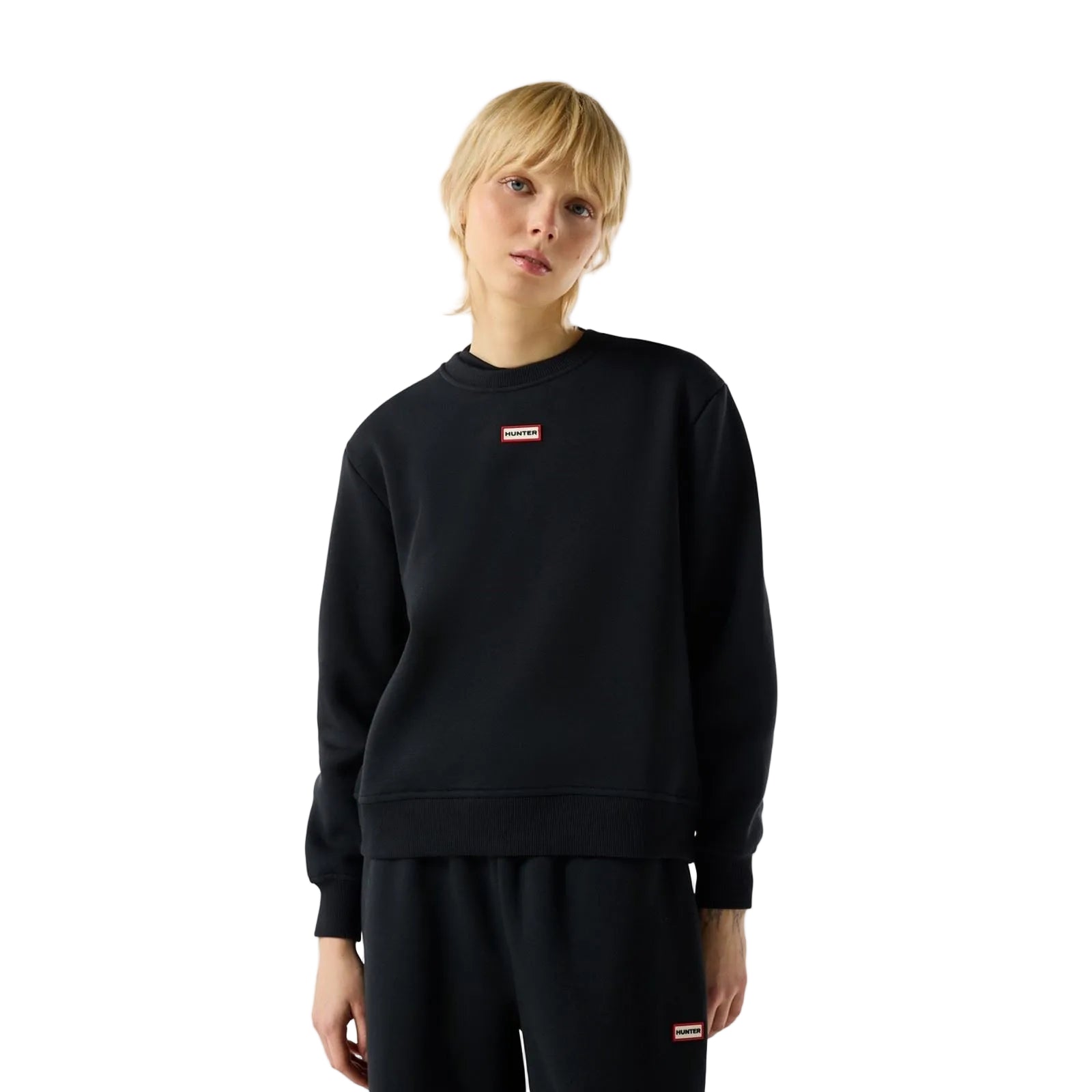 Hunter RL Essentials Crew Women's Black Sweatshirt