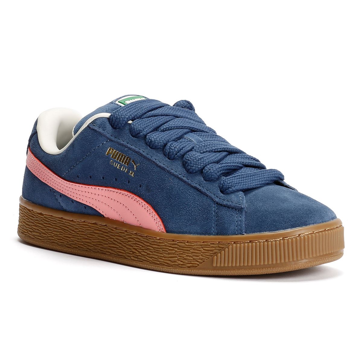 Puma Suede XL Suede Blue/Pink Trainers – Tower-London.com