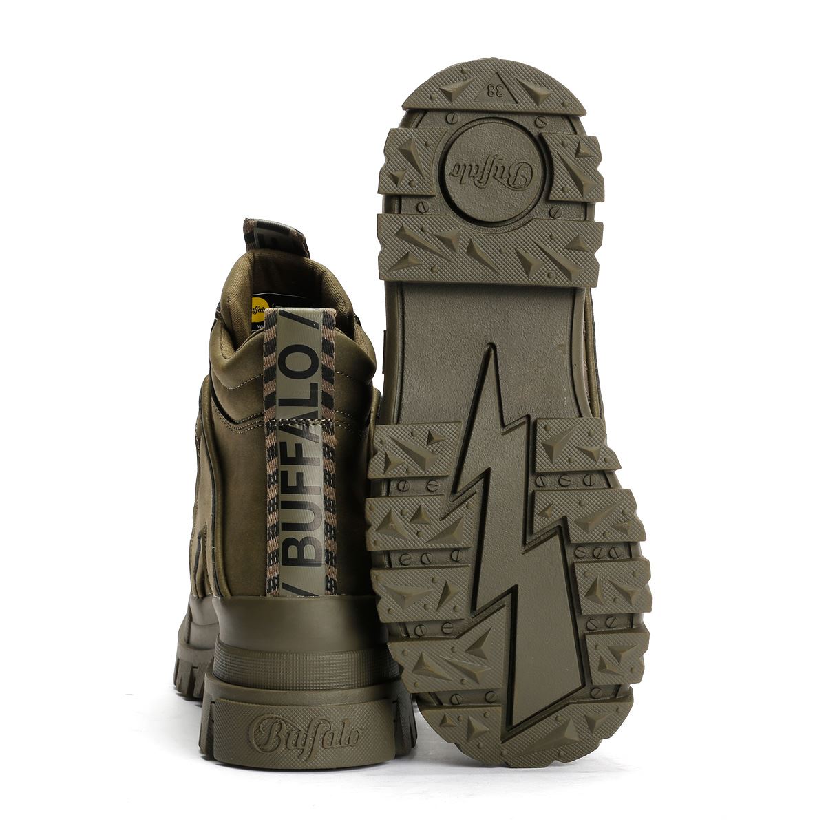 Buffalo Aspha NC Mid Women's Khaki Boots