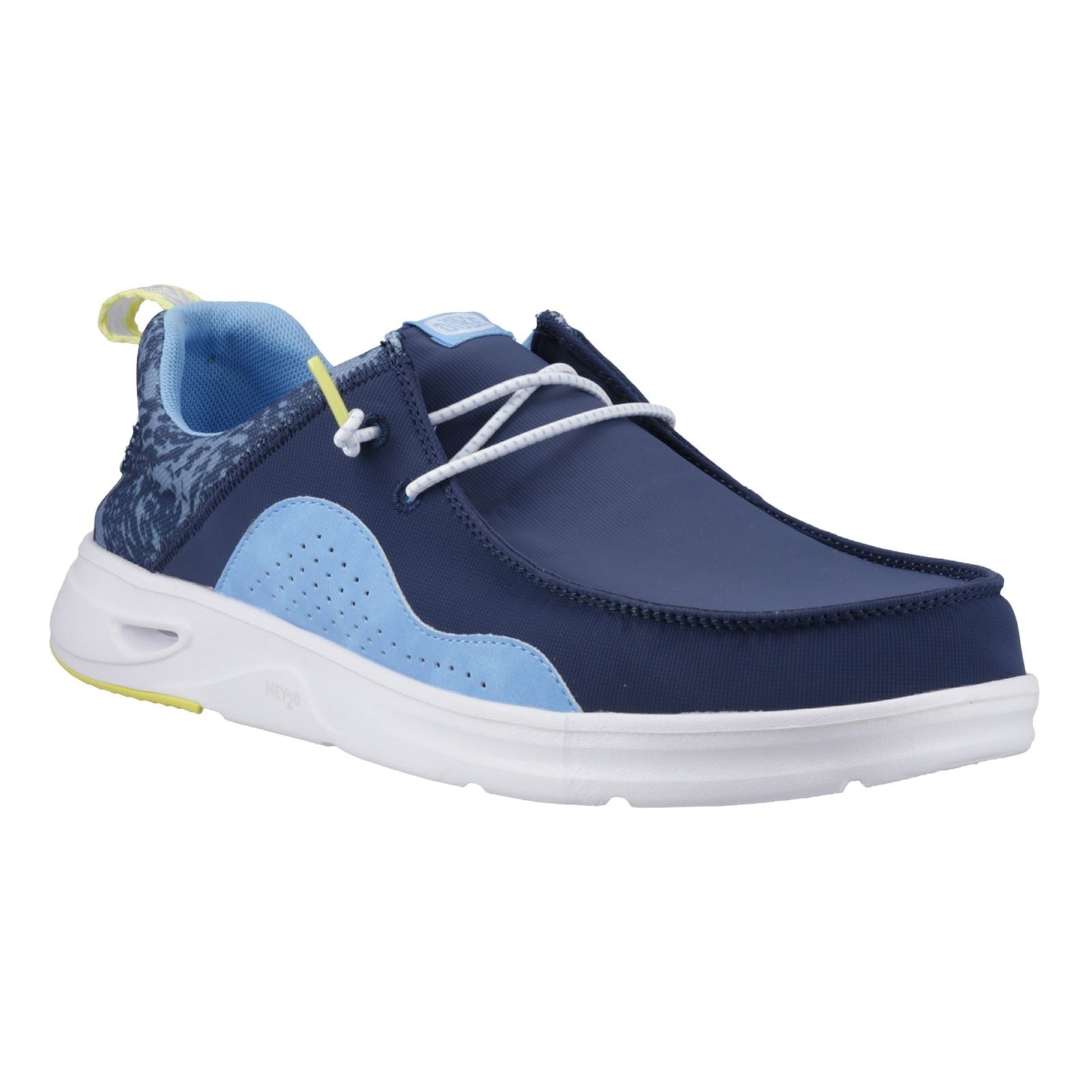 HEYDUDE Wally Hey2O Active Synthetic Men's Sargasso Blue/Alaskan Blue Moccasins Shoes