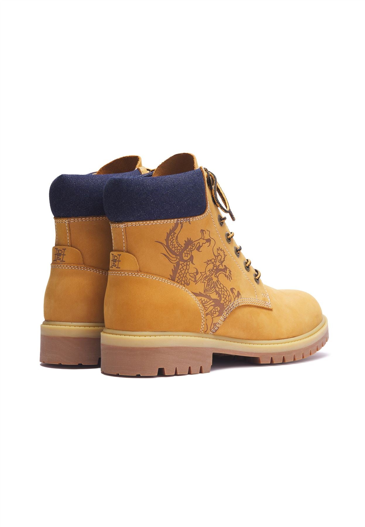 Ed Hardy Dancing Dragon Nubuck Women's Tan Boots