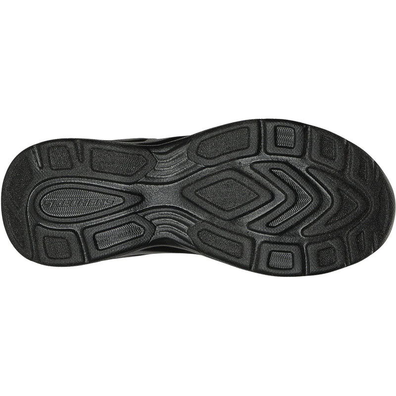 Skechers Dynamatic Textile Junior Black Trainers