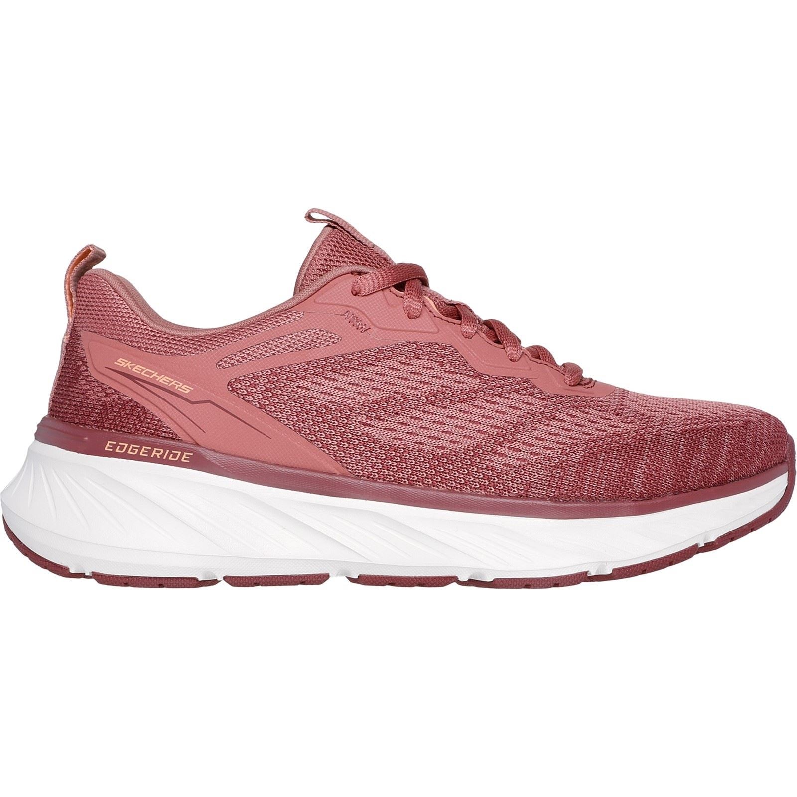 Skechers Edgeride Power Flow Textile Women's Dark Mauve Trainers