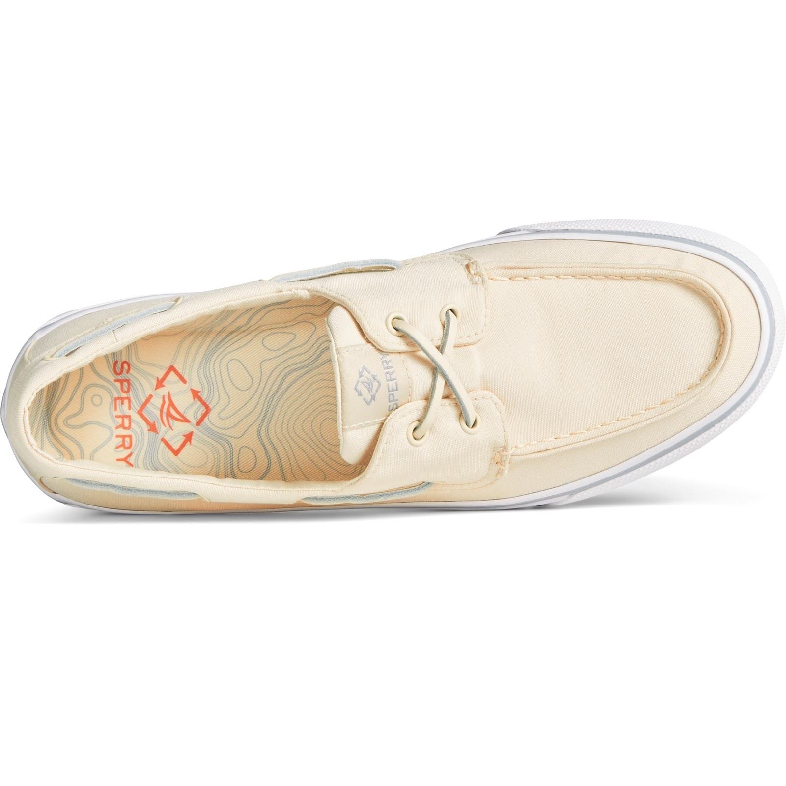 Sperry Bahama Ii Synthetic Men's Ivory Lace-Up Shoes