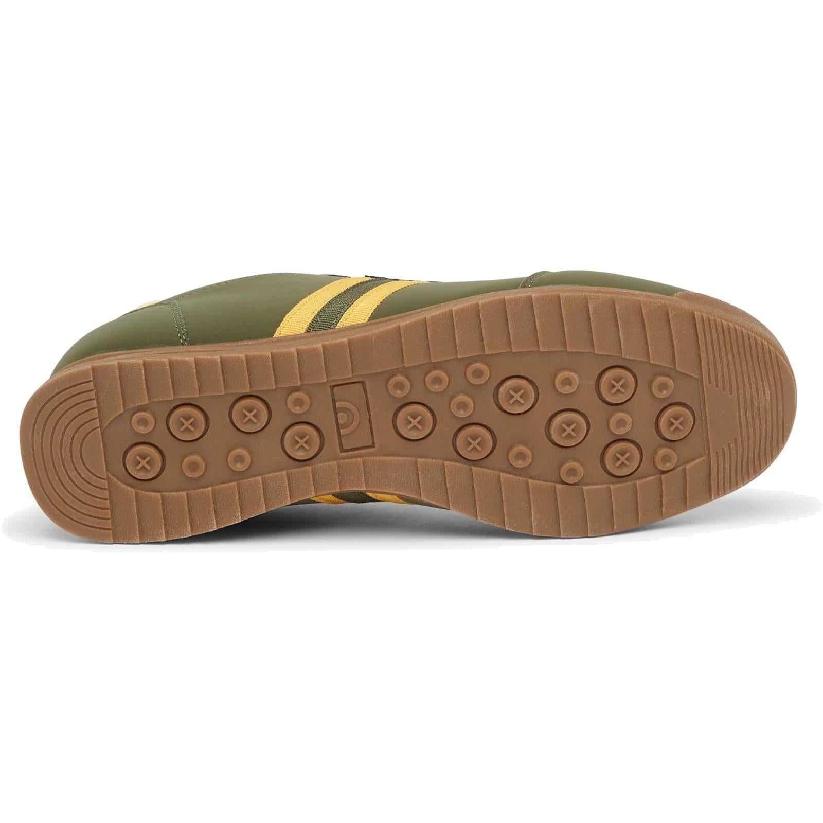 Lambretta Tackle Men's Khaki/Gold Trainers