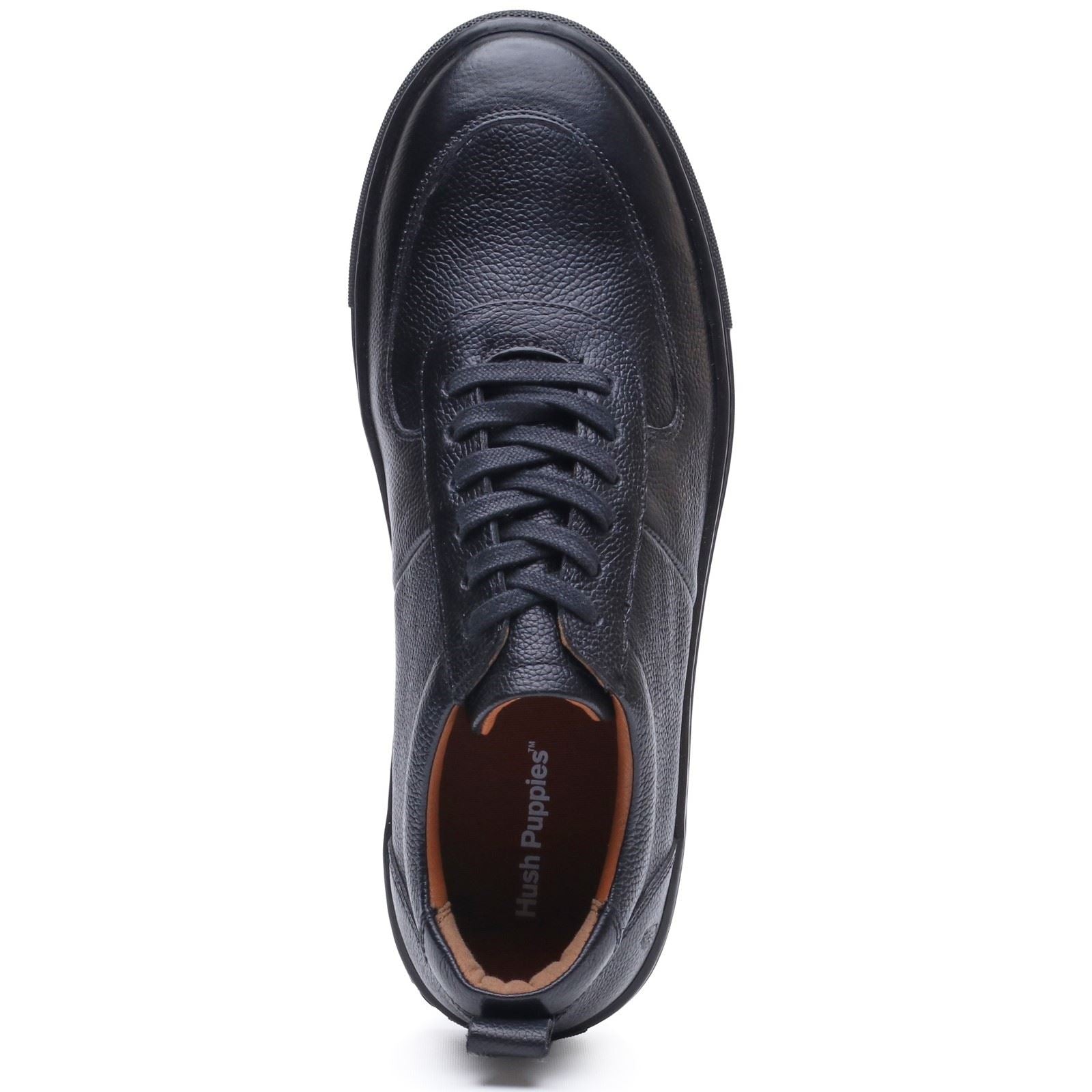 Hush Puppies Ciro Leather Men's BLACK Trainers