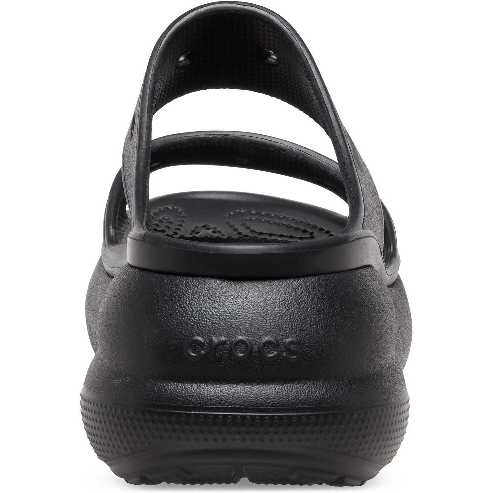 Crocs Classic Crush Synthetic Women's Black Sandals