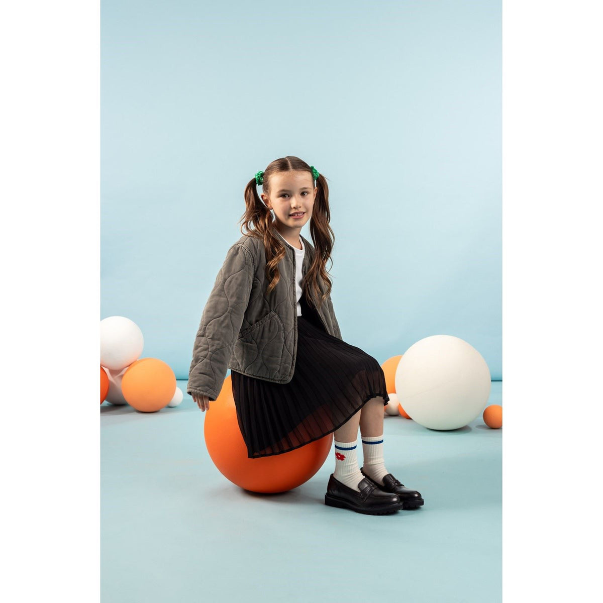 Hush Puppies Grazia Leather Black Loafers