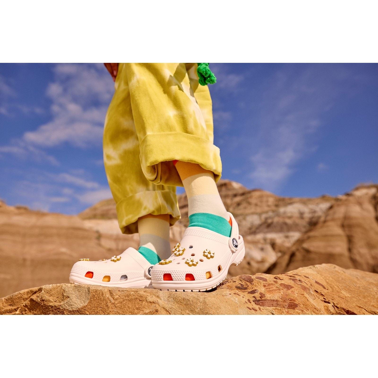Crocs Kids' Classic Clog Synthetic White Clogs