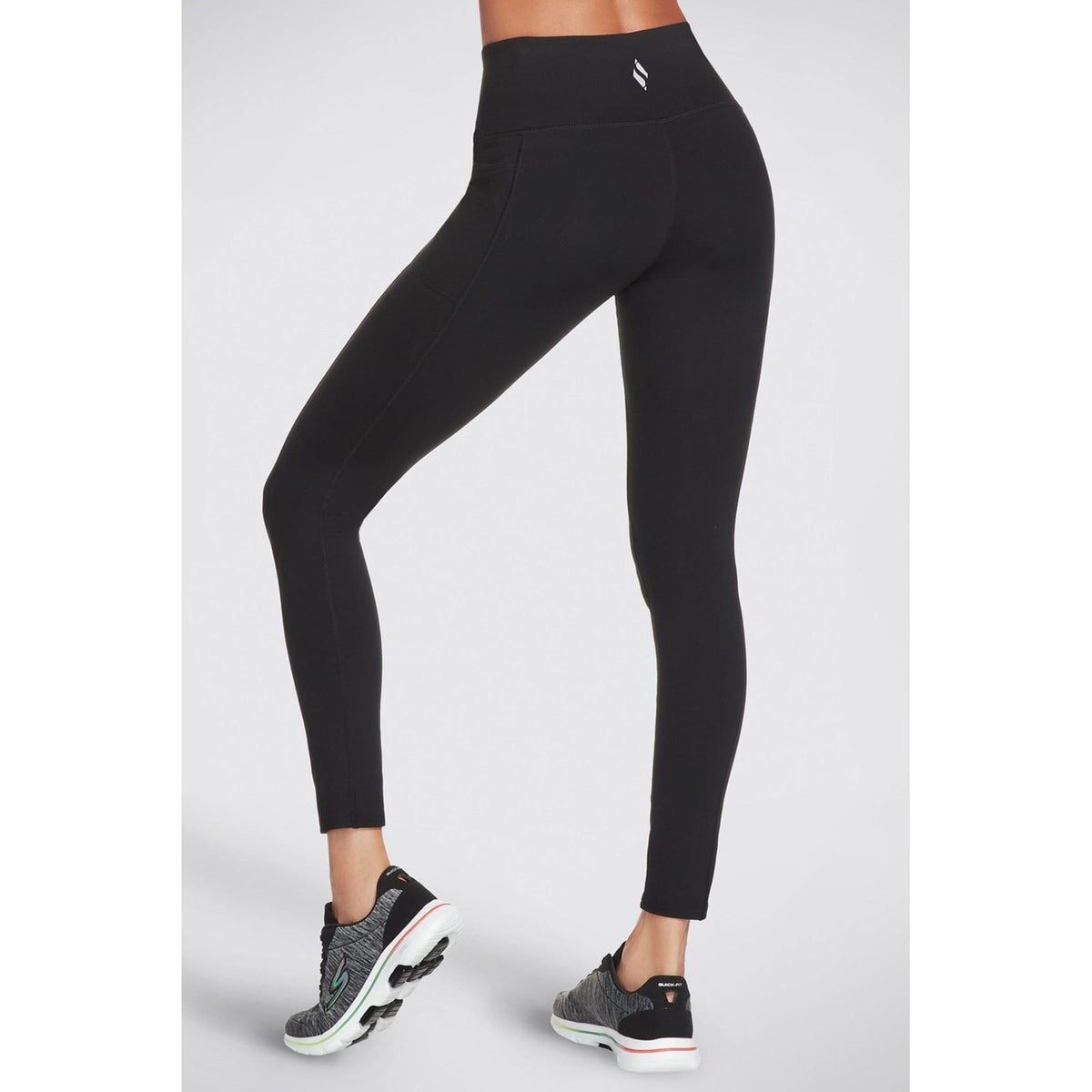 Skechers GOWALK FL HW Legging Nylon Women's Black Sports Leggings