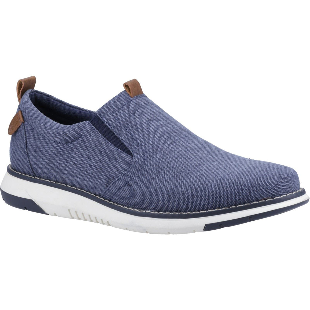Hush Puppies Benny Canvas Men's Navy Trainers