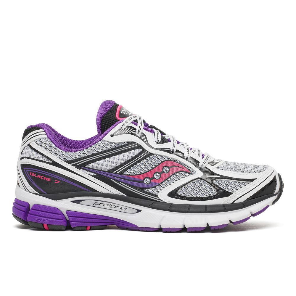 Saucony Progrid Guide 7 White/Drupe Trainers